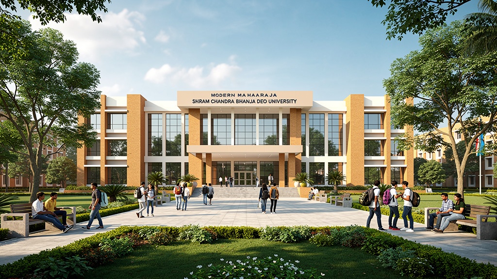 MSCB University main campus building in Baripada, Mayurbhanj